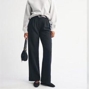 Abercrombie & Fitch Sloane Tailored Wide Leg Pant